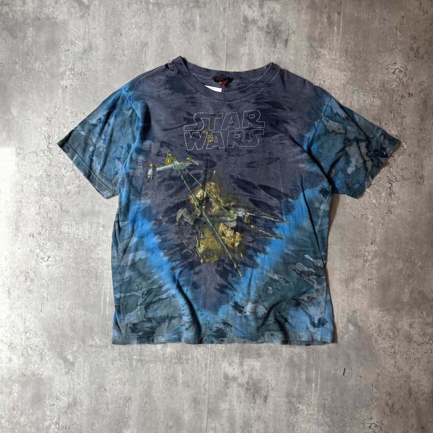Vintage Star Wars Tie-Dye Graphic T-Shirt - M