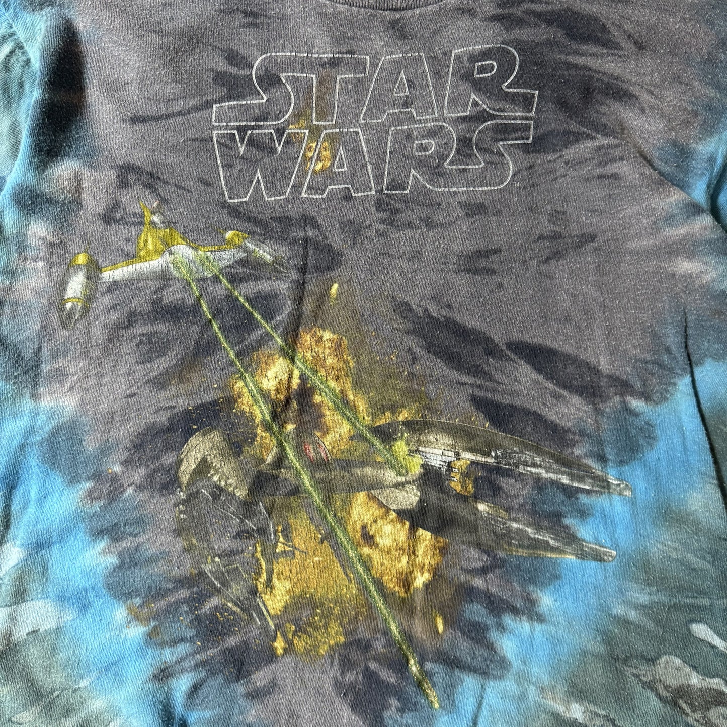 Vintage Star Wars Tie-Dye Graphic T-Shirt - M