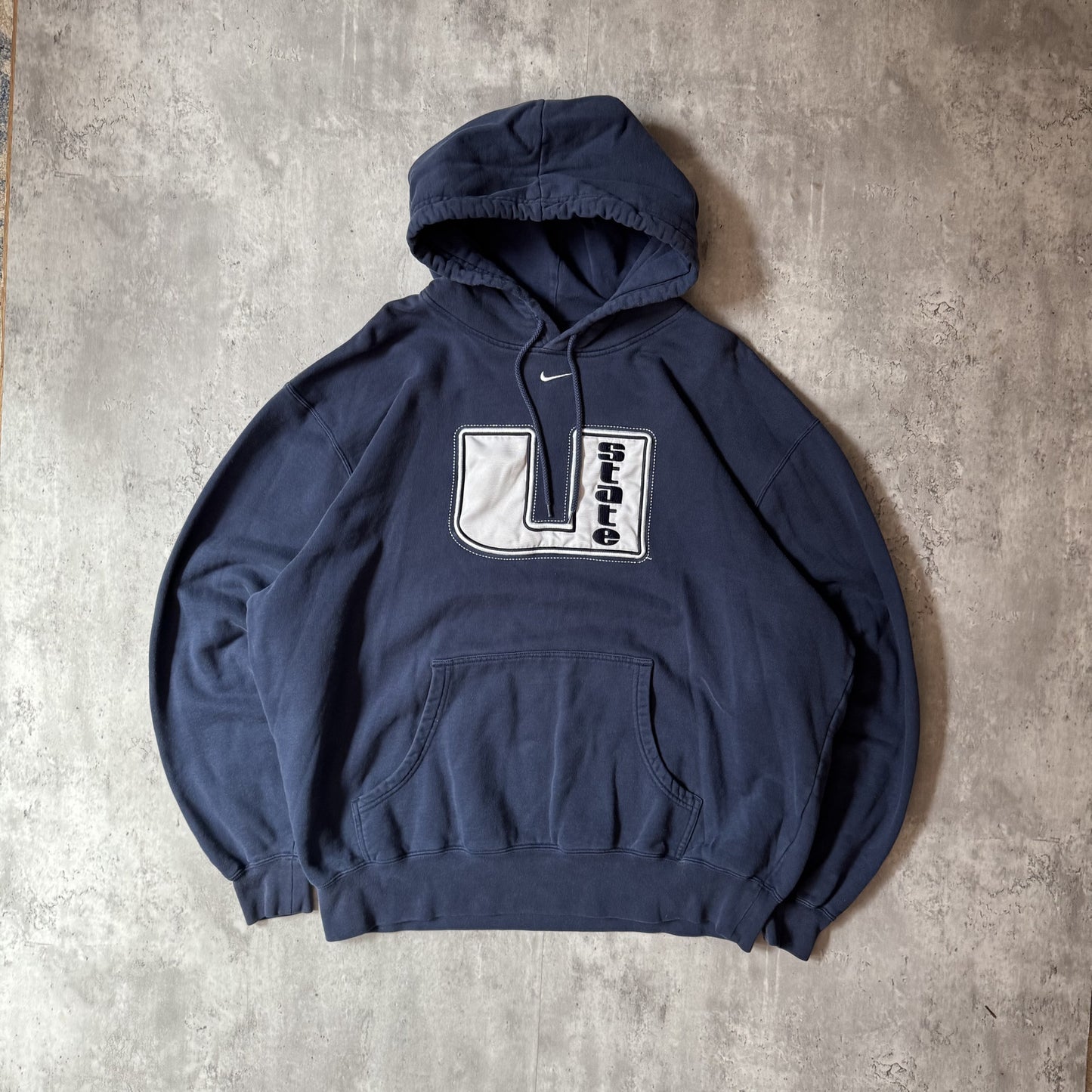 Nike Team Utah State Navy Blue Hoodie - XL