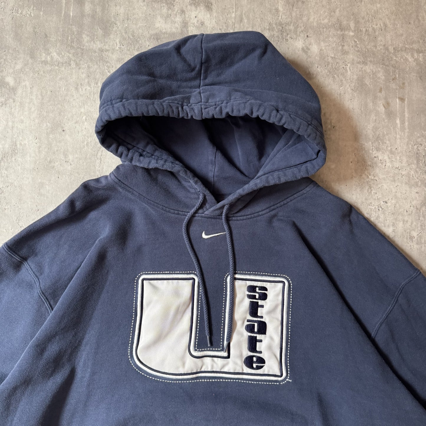 Nike Team Utah State Navy Blue Hoodie - XL