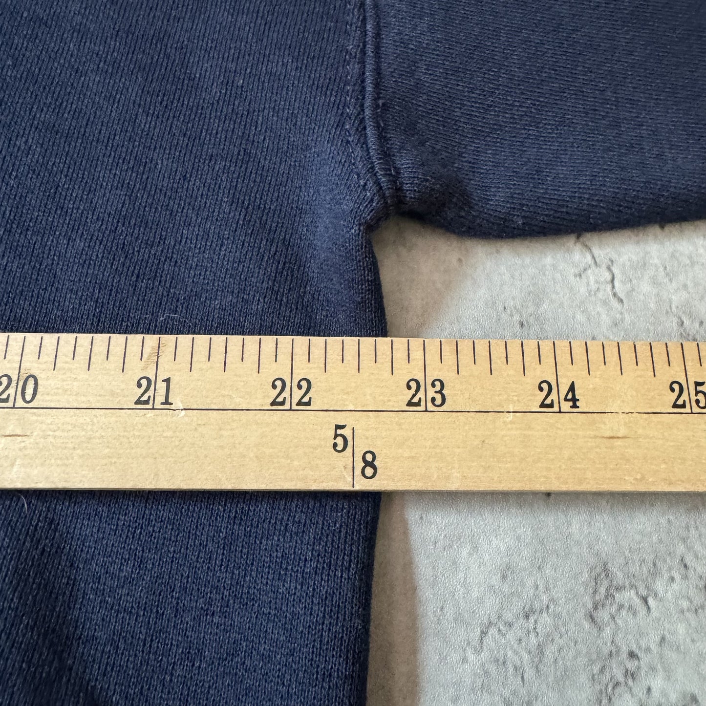 Vintage KU University Navy Blue Crewneck Sweatshirt - L