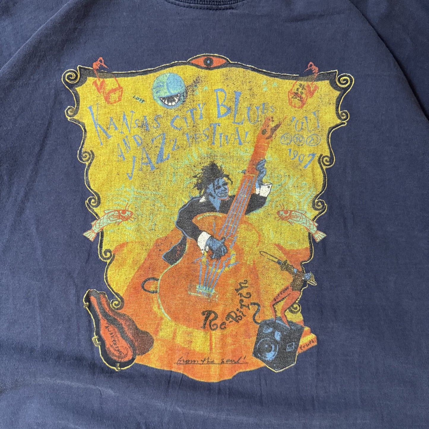 Vintage Kansas City Blues Jazz Festival T - XL