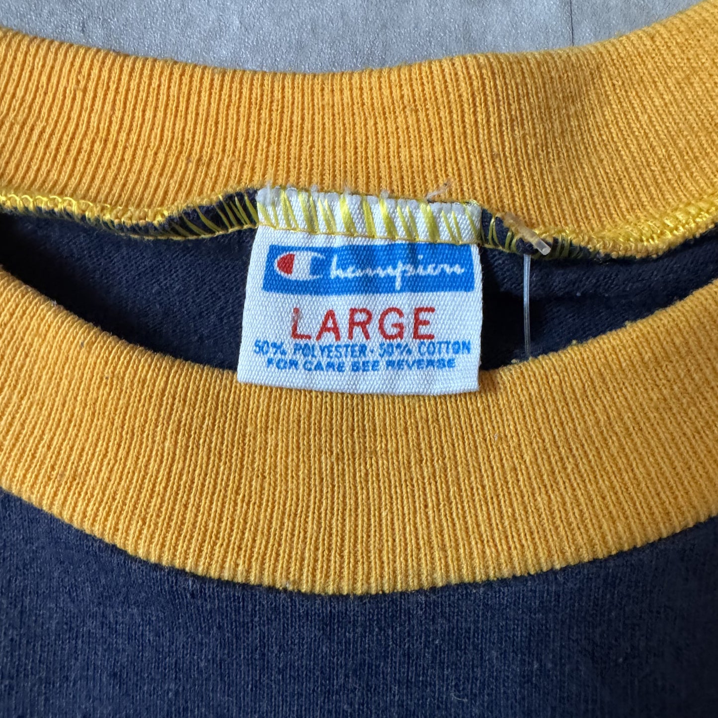 70's Champion San Jose State University Ringer - L