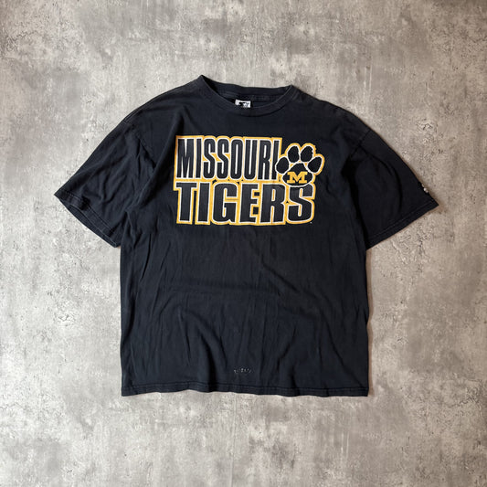Starter Missouri Tigers Black Graphic T-Shirt - L