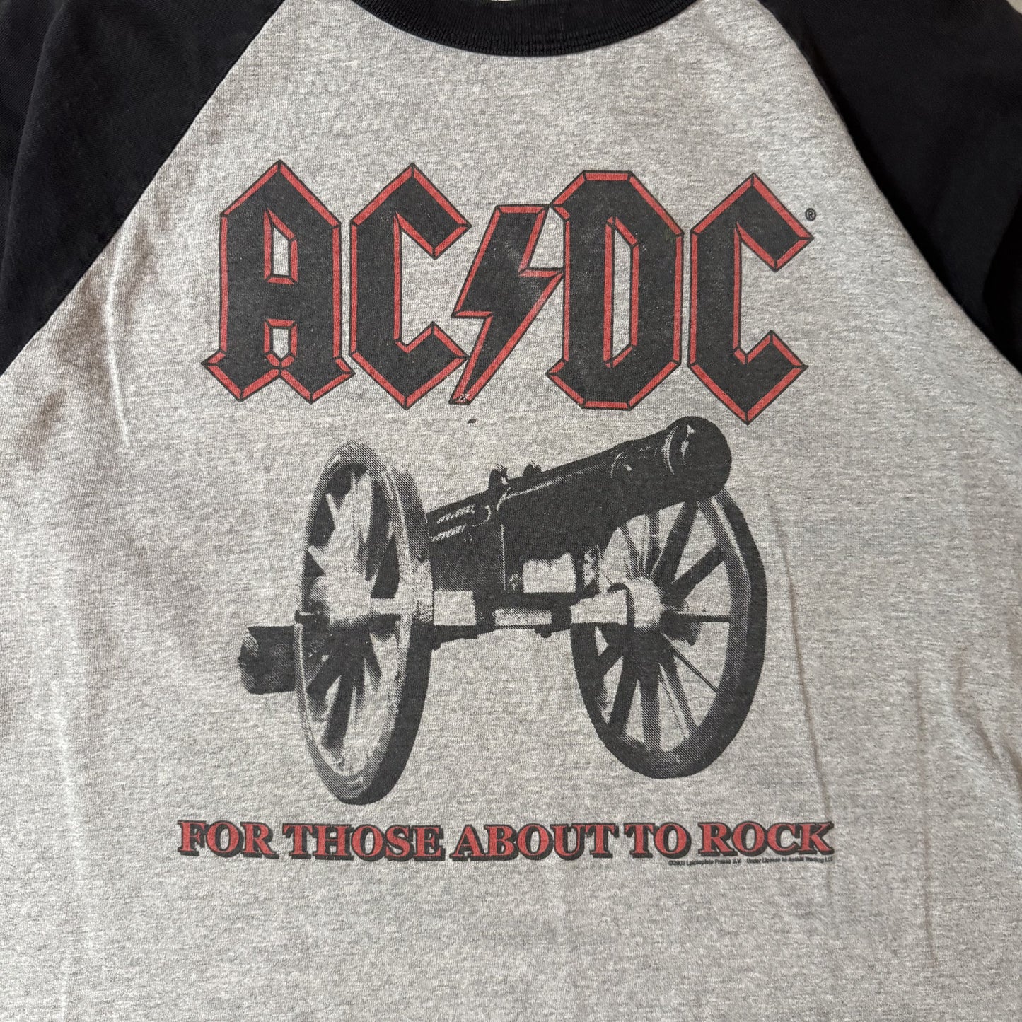 2000's AC/DC For Those About To Rock Raglan T-Shirt - L