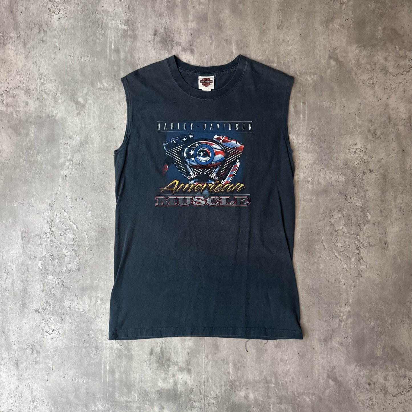 Harley-Davidson American Muscle Sleeveless T-Shirt - M