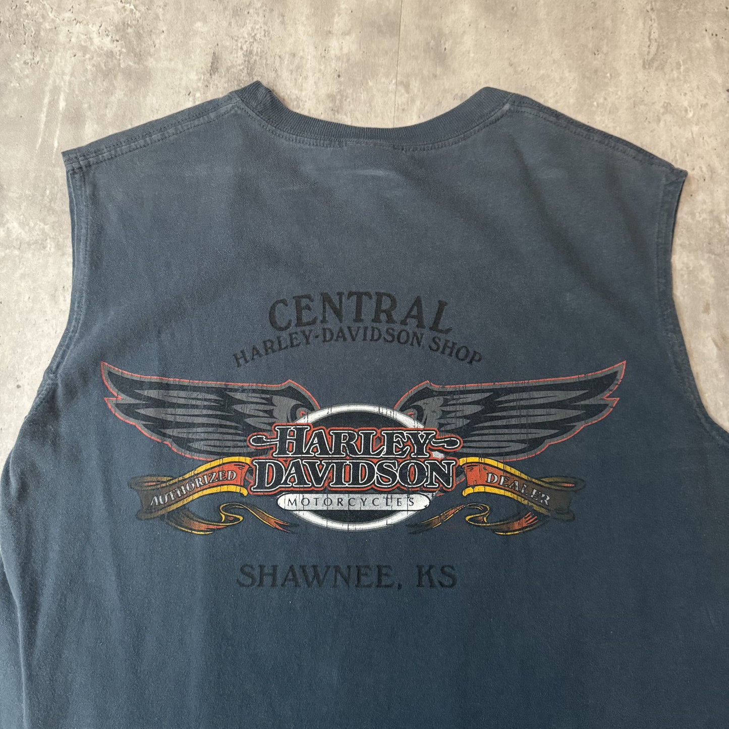 Harley-Davidson American Muscle Sleeveless T-Shirt - M