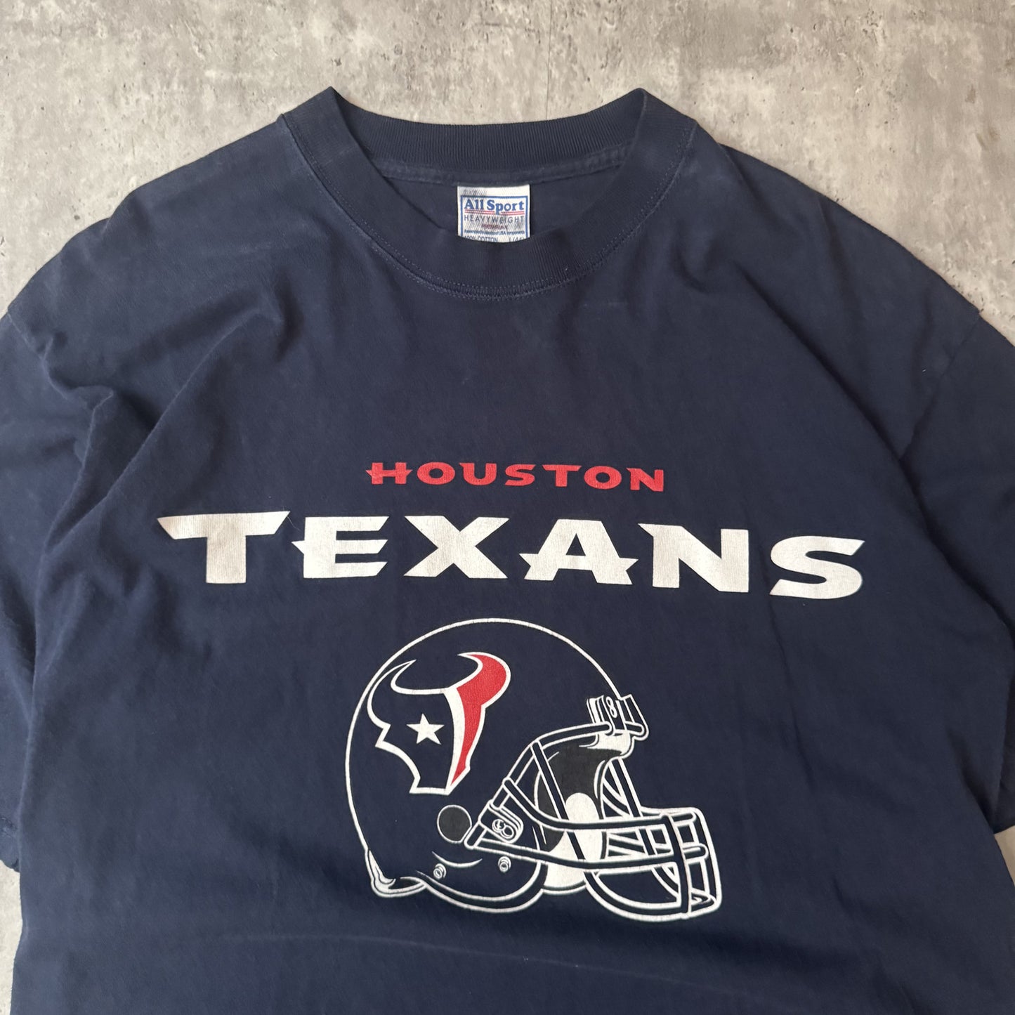 Vintage 90s Houston Texans Heavy Cotton T-Shirt Size - L