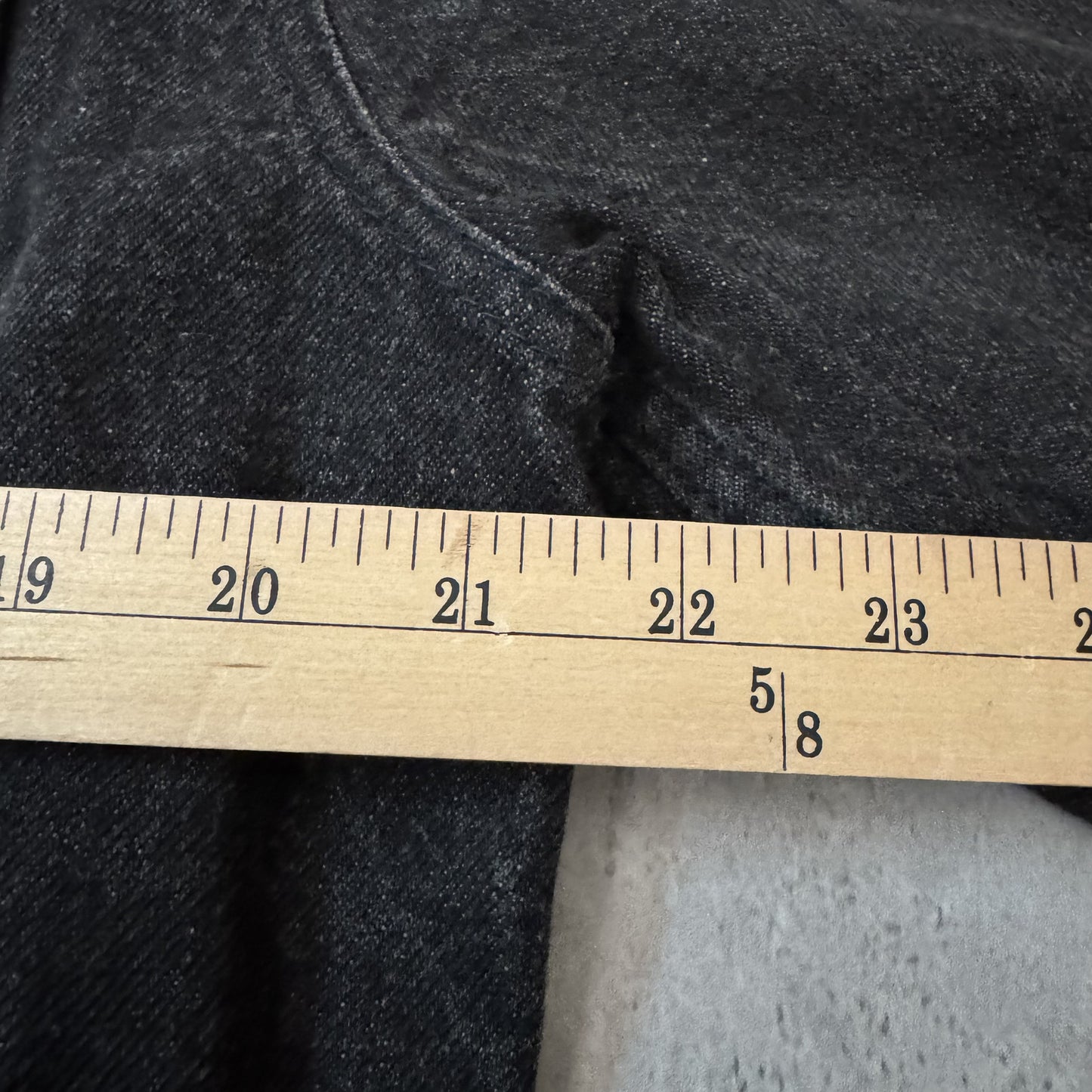90's GAP Pioneer Black Denim Trucker Jacket - L