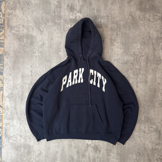 Vintage 2000's Park City Navy Blue Hoodie - L