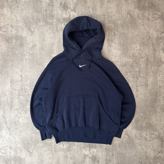 Nike Navy Blue Hoodie Sweatshirt - XS