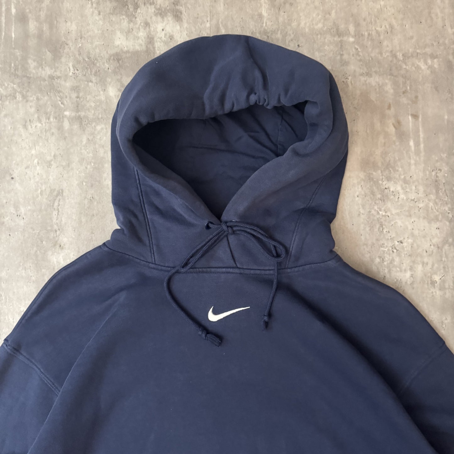 Nike Navy Blue Hoodie Sweatshirt - XS