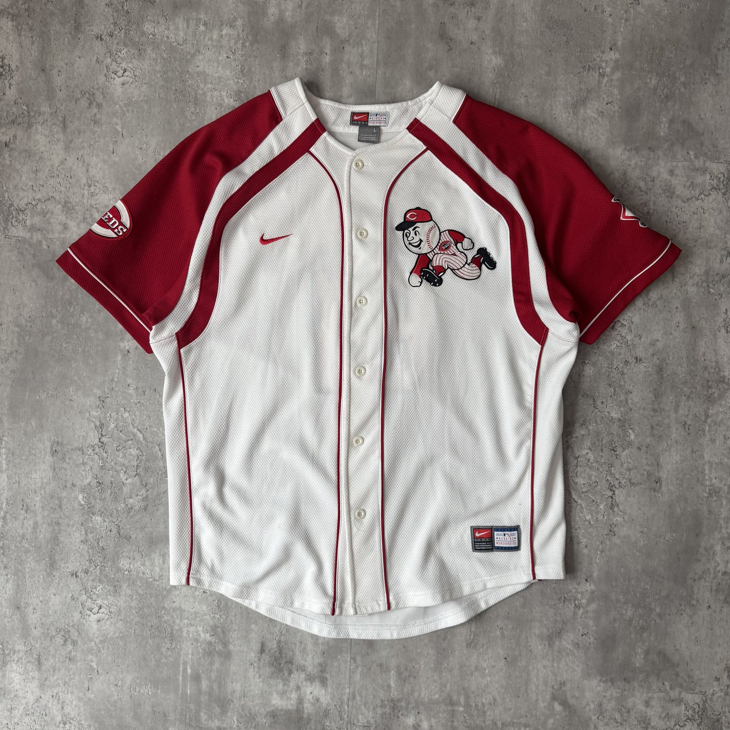 Vintage 00s Nike Cincinnati Reds Jersey Bronson Arroyo - L