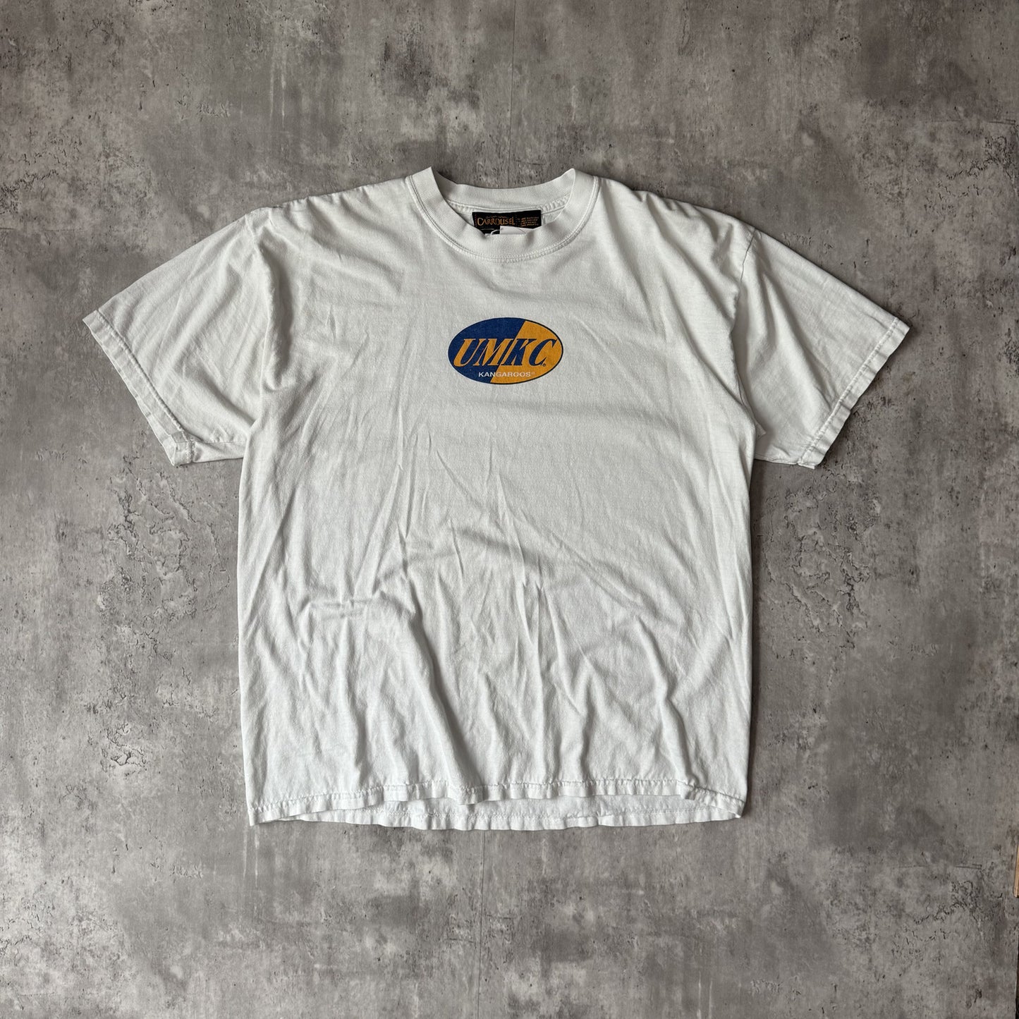 Vintage Kangaroos UMKC White Graphic T-Shirt