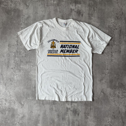 80s Champion Fellowship of Christian Athletes T-shirt - L
