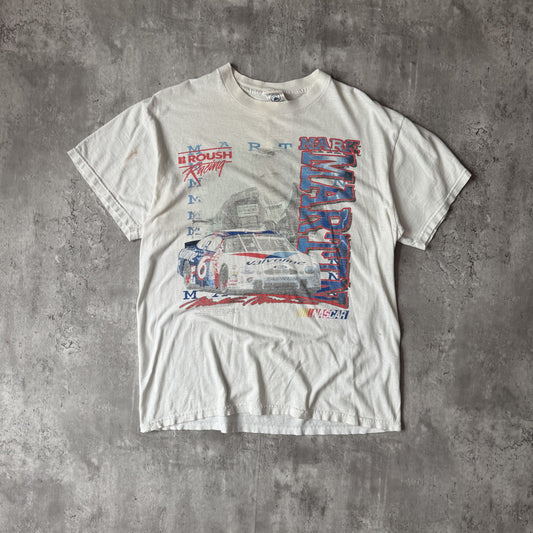 Vintage 00s Mark Martin Roush Racing NASCAR T-Shirt - L