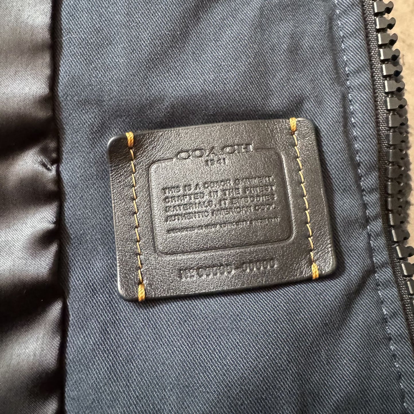 Coach Men's Black Sherpa Bomber Jacket 44
