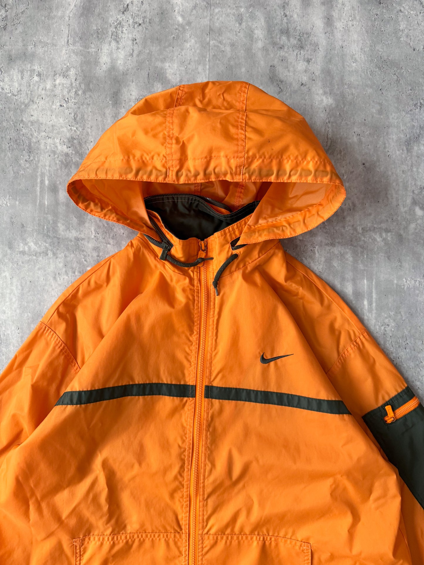 90's Nike Hooded Shell Jacket - YL