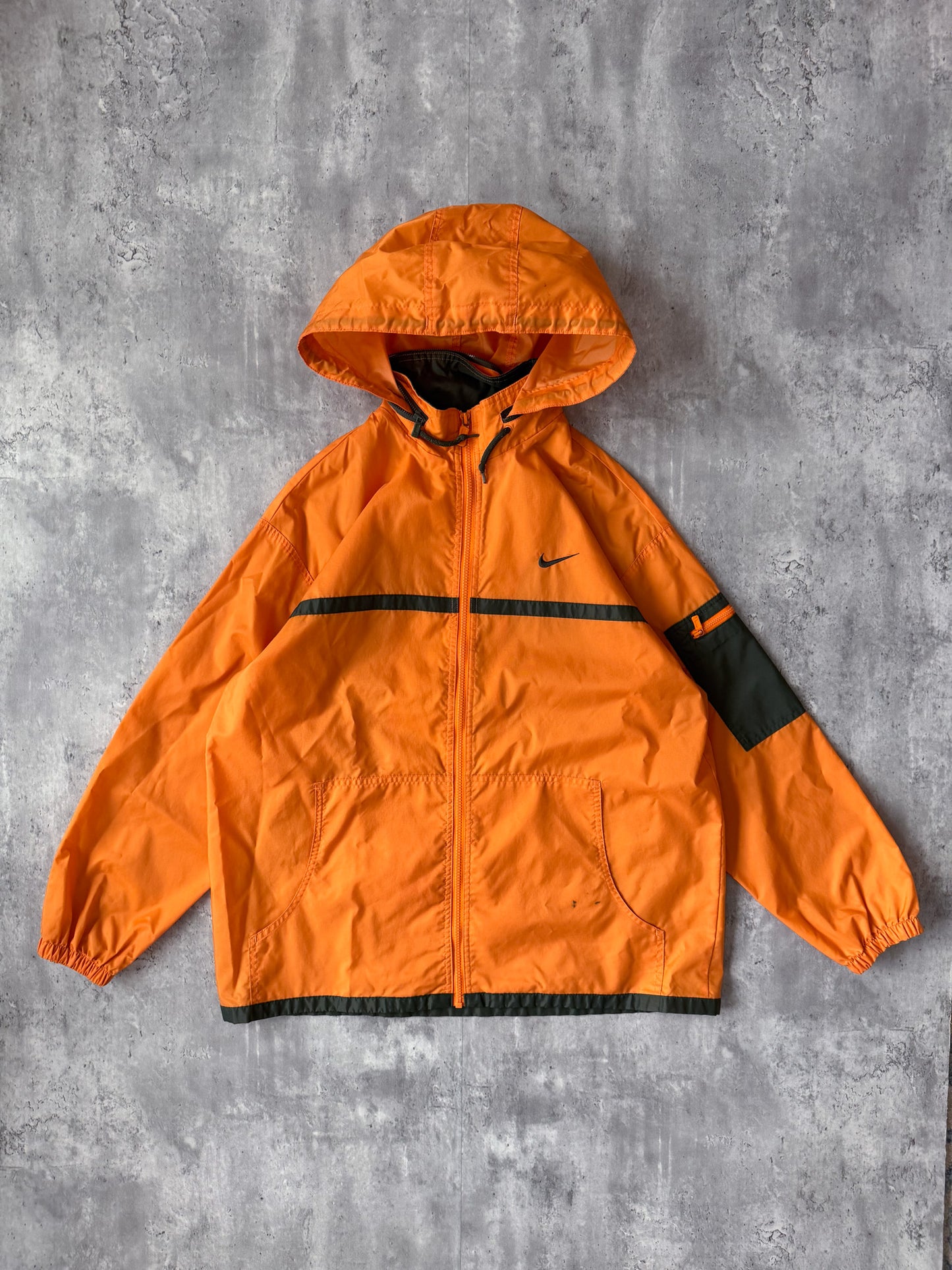 90's Nike Hooded Shell Jacket - YL