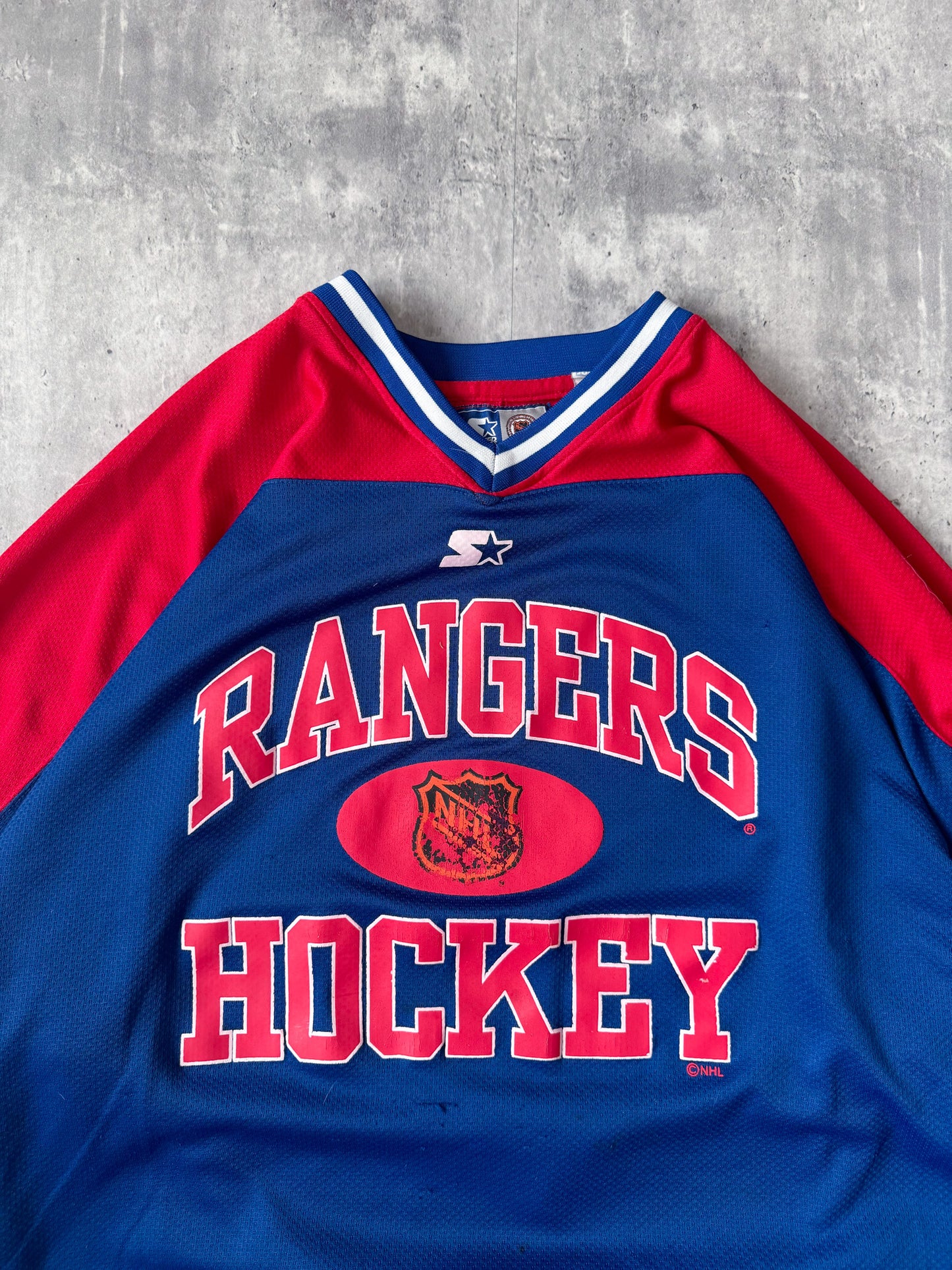 90's New York Rangers Gretzky Jersey - L