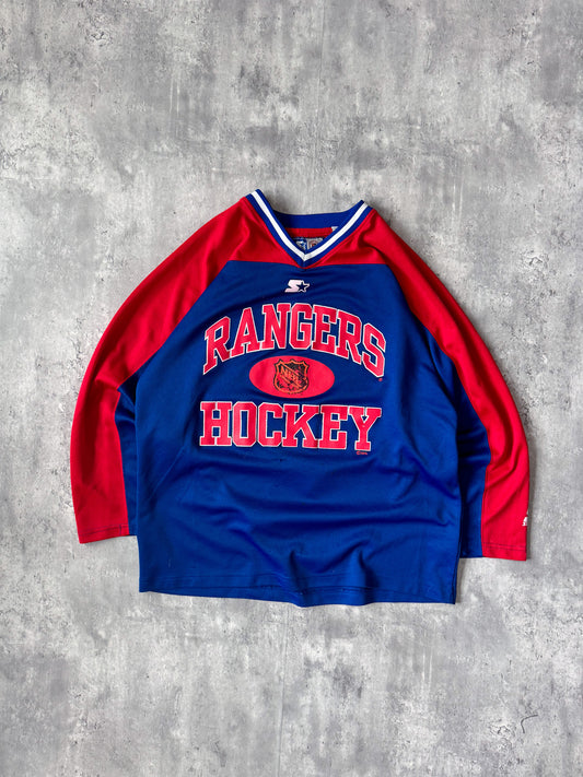 90's New York Rangers Gretzky Jersey - L